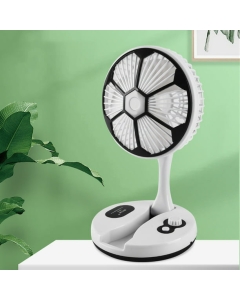 Ventilateur De Bureau Rechargeable Avec Lumière