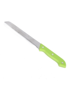 Couteau à pain en acier inoxydable vert