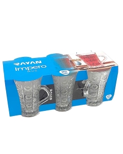 Set de 6 tasses de thé Impero 17 cl RAYAN GLASS 