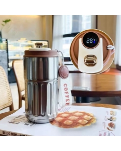 Thermos Mug Isotherme En Acier Inoxydable Avec Afficheur De Température 400 ML